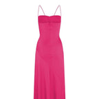 Sexy Mermaid Straps Lilac Slit Long Prom Dress