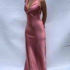 Sexy Mermaid V Neckline Long Prom Dress