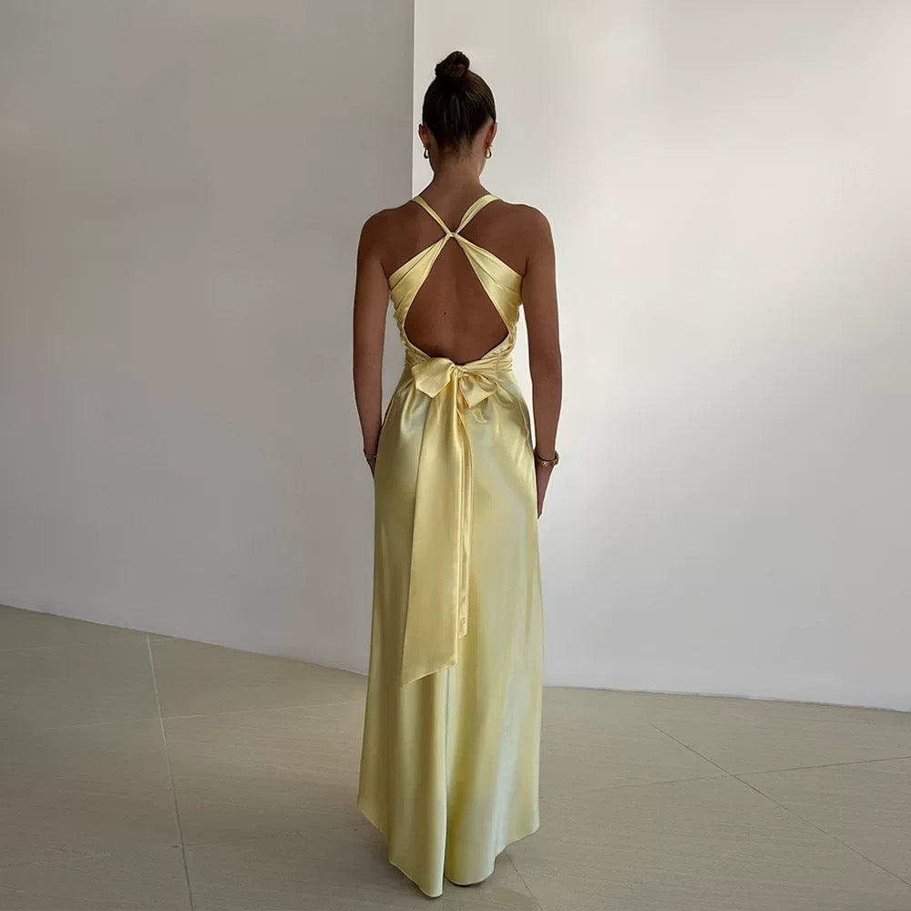 Sexy Mermaid V Neckline Long Prom Dress
