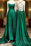 Sexy Prom Evening Dress Long Party Dress Green Dress
