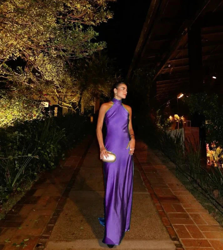 Sexy Sheath Blue Evening Gown Prom Party Dress