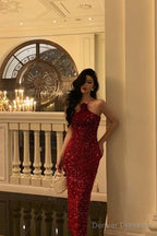 Sexy Sheath Halter Sleeveless Flower Sequin Date Night Dress Prom Dresses Birthday Outfits