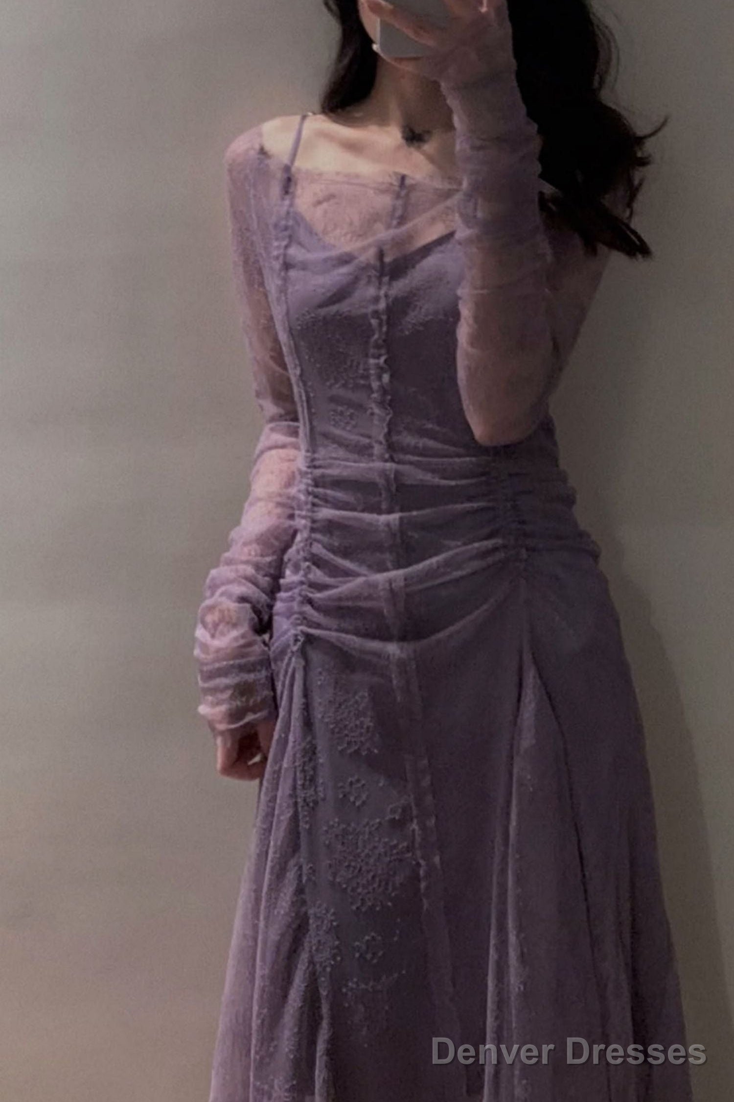 Sexy Sheath Off The Shoulder Grape Lace Beach Dress WomenS Vacation Dresses Birthday Dress Secondary image