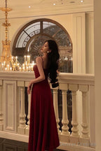 Sexy Sheath Spaghetti Straps Red Knee Length Prom Dresses Birthday Outfits