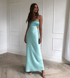 Sexy Sheath Straps Mint Green Prom Dress Evening Dress