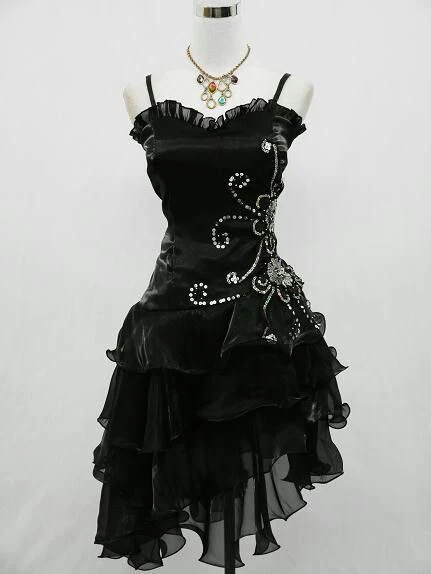Sexy Sheath Straps Sleeveless Black Short Prom Dress Main image