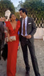 Sexy Sheath V Neckline Red Long Prom Dress 22Th Birthday Outfit