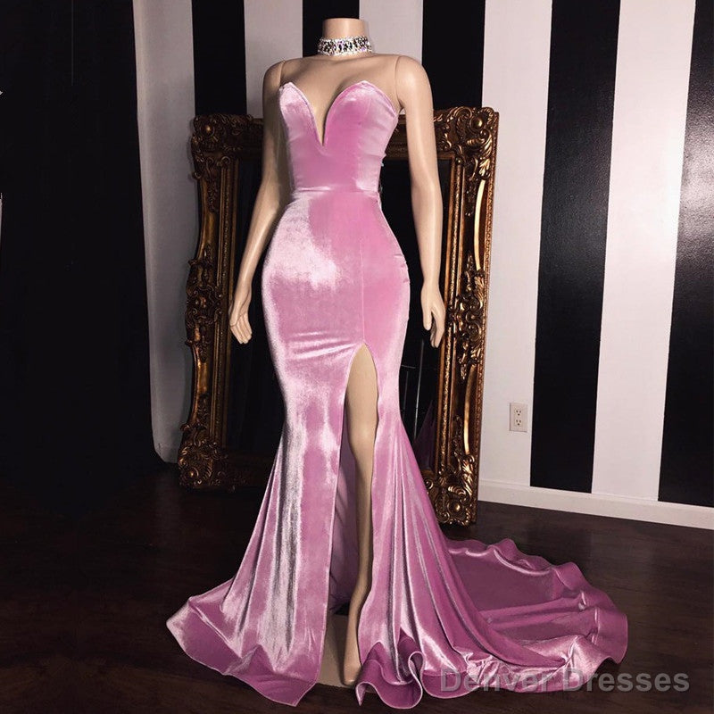 Sexy Sweetheart Front Slit Mermaid Prom Dress Long Secondary image
