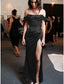 Sheath Column Prom Dress Minimalist Dress Evening Party Sweep Brush Train Sleeveless Strapless Charmeuse With Pleats Ruched Slit