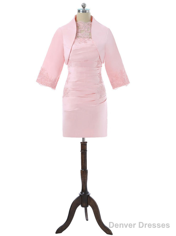 Sheath Knee Length With Jacket Mother Of The Bride Dresses