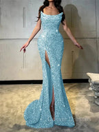 Sheath Straight Court Train Prom Dress