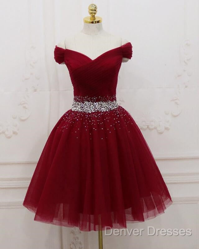 Short Black Tulle Off The Shoulder Dress Beaded Sashes Secondary image