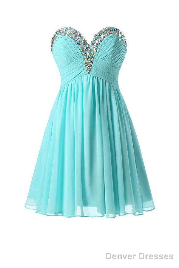 Short Chiffon Homecoming Dresses Sweetheart Mini Women Main image