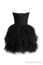 Short Lace Tulle Prom Dresses Homecoming Dresses With Beading