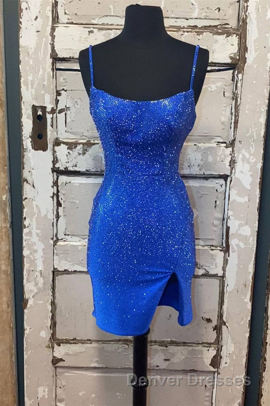 Short Tight Yellow Homecoming Dress,Crystal Beaded Semi Formal Dress