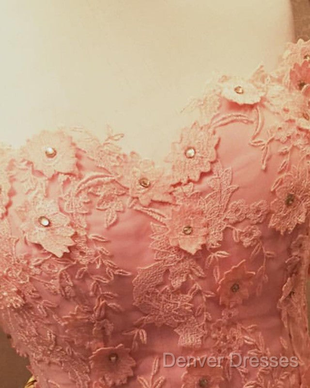 Short Tulle Homecoming Dress Lace Embroidery Off The Shoulder Secondary image