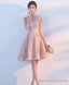Cute A Line One Shoulder Short Prom Dress Homecoming Dress