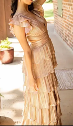 Simple A Line Long Prom Dress Evening Dress