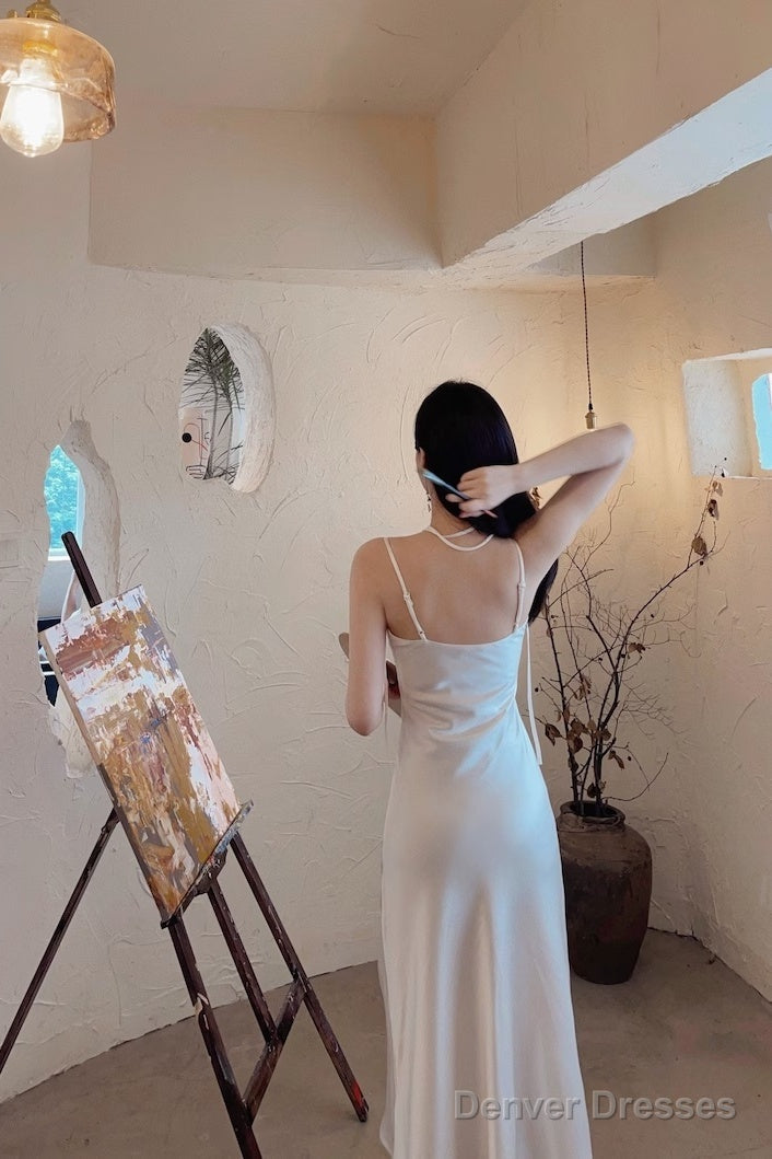 Simple A-Line Prom Dresses Maxi Dress 22Th Birthday Outfits