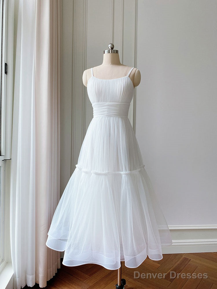 Simple Aline Tulle Green Short Prom Dress, Tulle Green Homecoming Dress