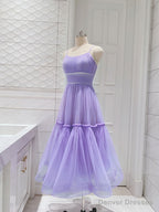 Simple Aline Tulle Green Short Prom Dress, Tulle Green Homecoming Dress
