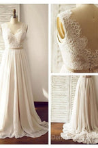 Simple Beach Wedding Dress Chiffon Fabric, Dress For Wedding, Bridal Gown ,Bride Dress, Dress For Brides