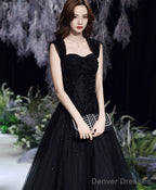 Simple Burgundy Tulle Off Shoulder Prom Dress Tulle Evening Dress