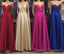 Simple Design Sweetheart Long Satin Prom Dress