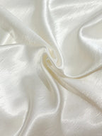 Simple Ivory Mermaid Square Neck Strapless Pleated Satin Prom Dress Evening Dress Bridesmaid Dress
