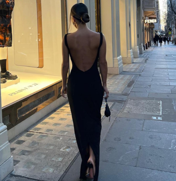 Simple Mermaid Straps Floor Length Sleeveless Black Prom Dress