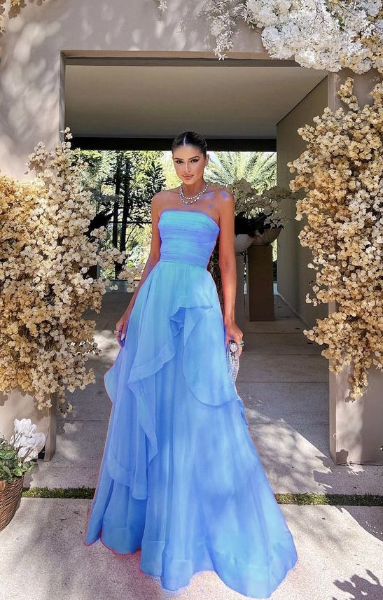 Simple Pink Prom Dress,Modest Evening Dress