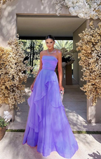 Simple Pink Prom Dress,Modest Evening Dress
