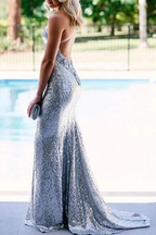 Simple Prom Dress,Sequin Evening Dress Pretty Prom Dress