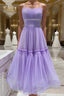 Simple purple short prom Dress, purple homecoming Dress