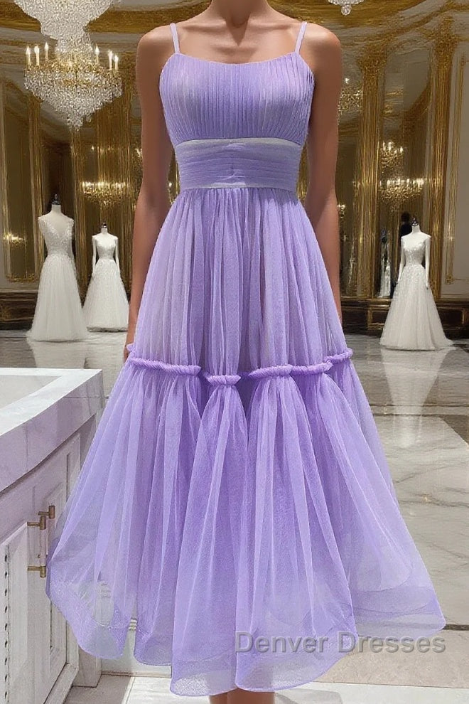Simple purple short prom Dress, purple homecoming Dress Main image