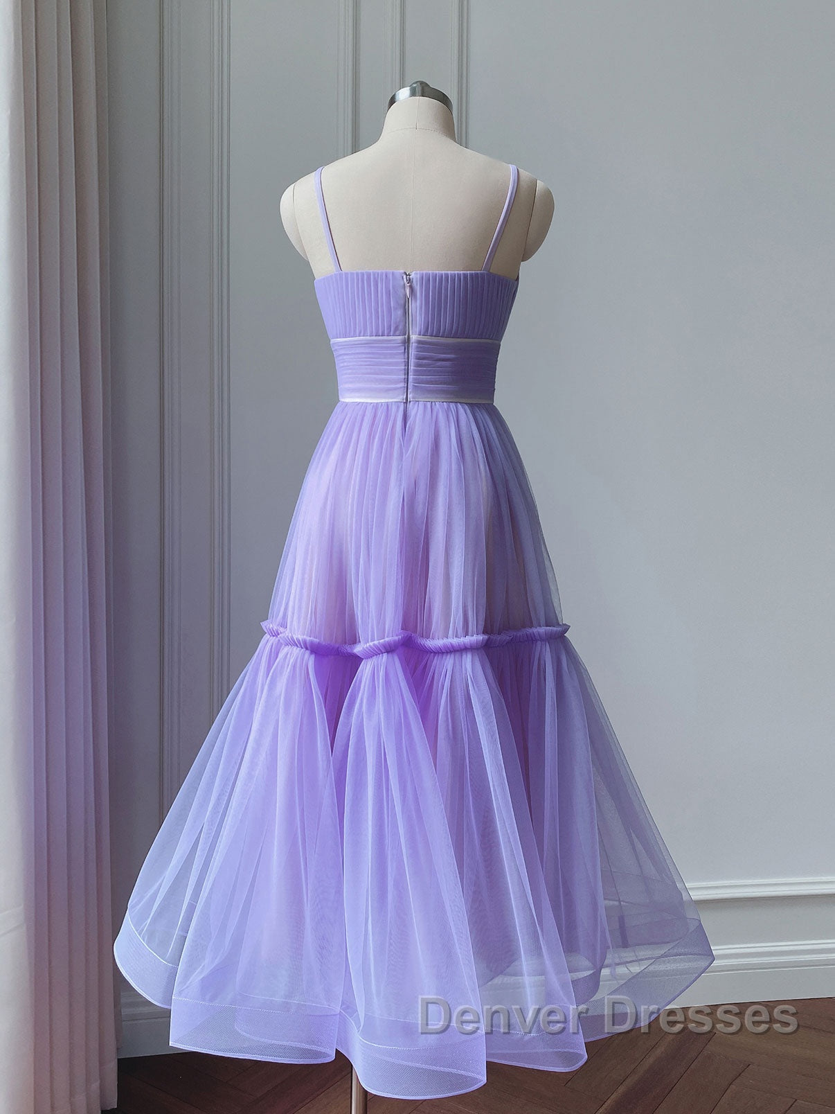 Simple purple short prom Dress, purple homecoming Dress Secondary image