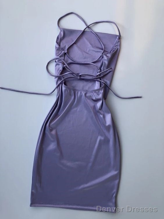 Simple Sheath Silk Satin 18Th Birthday Dresses Birthday Outfits Main image