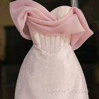 Simple Sheath Straps Pink Homecoming Dress 16Th Birthday Outfits