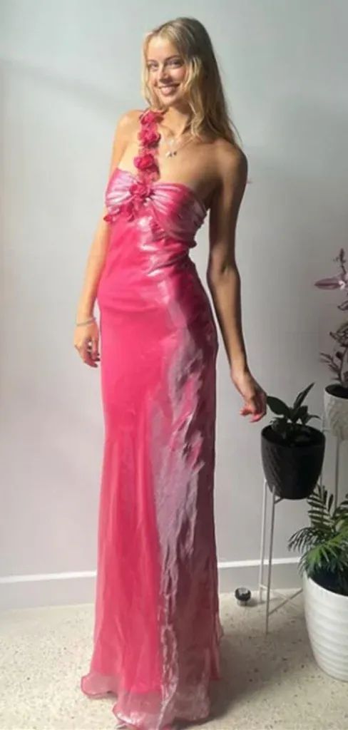 Simple Sleeveless Mermaid Satin Evening Prom Dress Evening Dress Main image