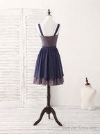 Simple Sweetheart Chiffon Short Prom Dress, Homecoming Dress