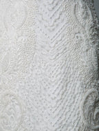 Simple Wedding Dress Lace V Neck Sleeveless Lace Mermaid Bridal Dresses With Train