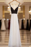 Simple White Chiffon Backless Long Prom Dress, Evening Dress