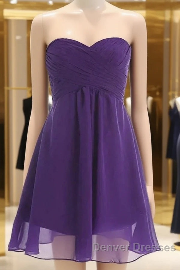 Simply Chiffon Strapless Bridesmaid Dress Main image
