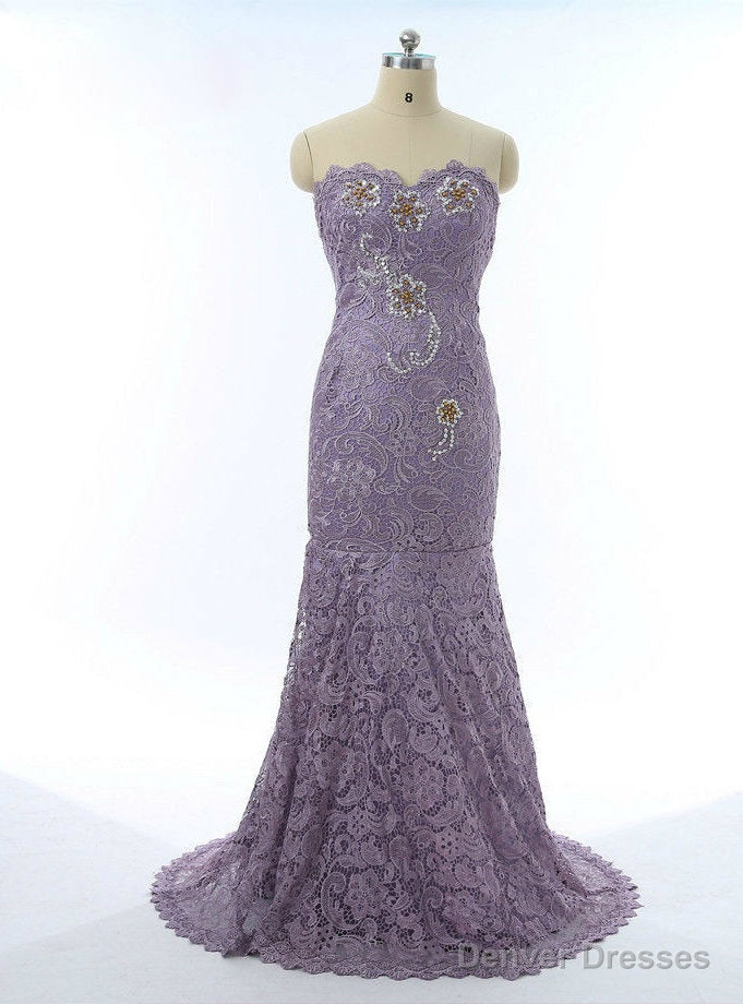 Element Mermaid Lace Prom Dresses Floor-Length Froaml Party Dress Main image