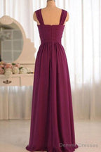 Sleeveless Chiffon Floor-Length Bridesmaids Dresses