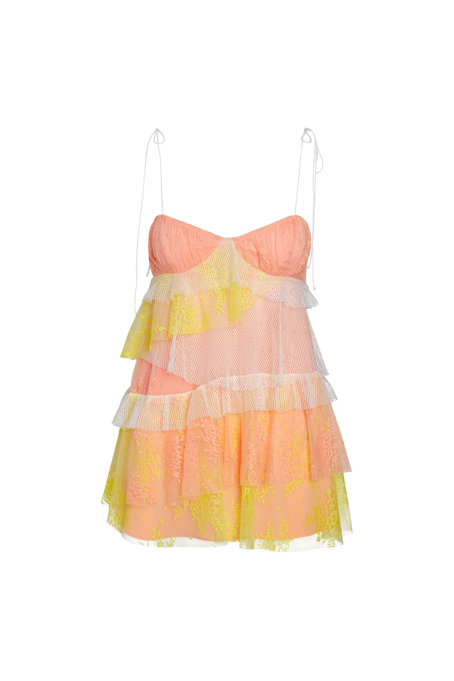 Spaghetti Straps Chiffon Lace Homecoming Dress Mini Prom Dress,