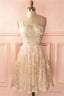 Spaghetti Straps Classy Lace Homecoming Dresses Cocktail Dresses