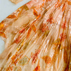 Spaghetti Straps Orange A-Line Dress Prom Dress