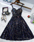 Sparkle Ombre Sequin Sweetheart Homecoming Dress