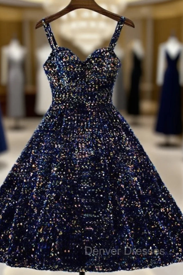 Sparkle Ombre Sequin Sweetheart Homecoming Dress Main image